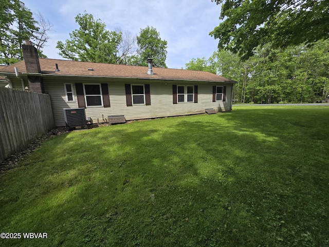 4316 Pine Mountain Rd, Jersey Shore, PA 17740 - back of house with cooling unit and a chimney