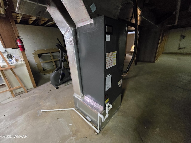 4316 Pine Mountain Rd, Jersey Shore, PA 17740 - utility room featuring heating unit