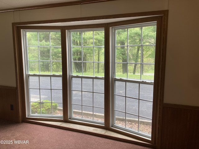 400 Livermore Rd, Williamsport, PA 17701 - entryway featuring wooden walls, a wainscoted wall, and a wealth of natural light