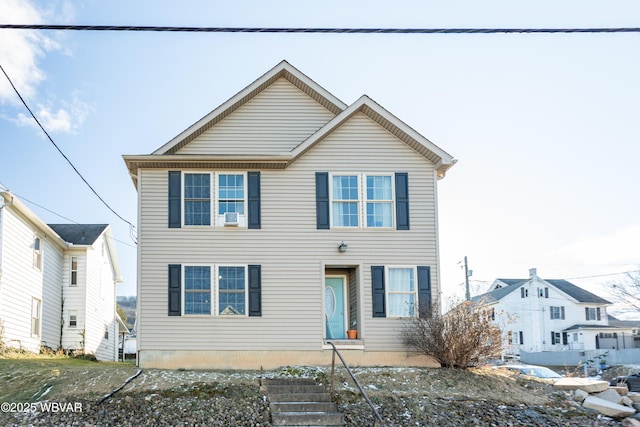 view of front of property