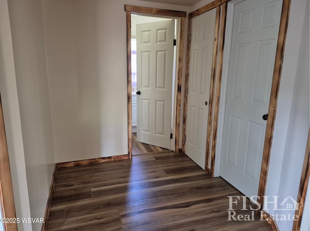 3178 W Winter Rd, Loganton, PA 17747 - corridor with dark wood-type flooring