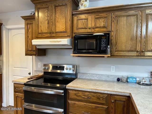 kitchen with range with two ovens