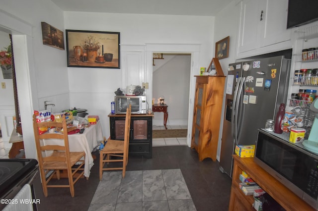 45 W Bald Eagle St, Lock Haven, PA 17745 - dining room featuring dark tile patterned floors