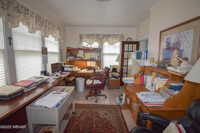 45 W Bald Eagle St, Lock Haven, PA 17745 - office featuring tile patterned floors and ornamental molding