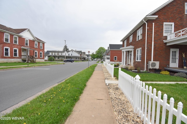 45 W Bald Eagle St, Lock Haven, PA 17745 - view of asphalt road with sidewalks, a residential view, and curbs