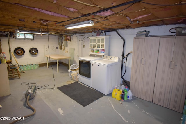 45 W Bald Eagle St, Lock Haven, PA 17745 - basement featuring washing machine and dryer