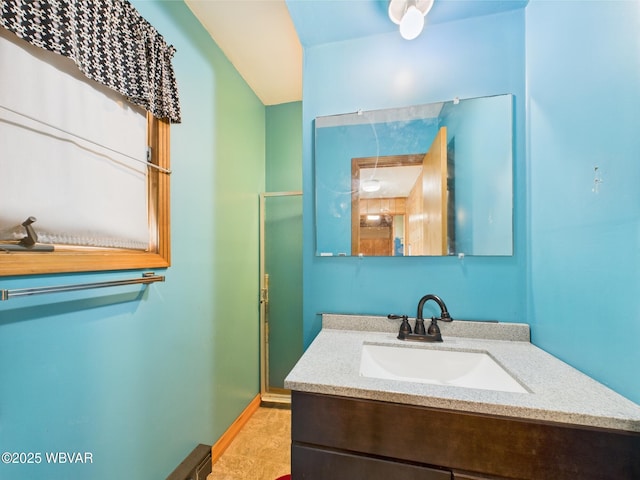 5667 Austinville Rd, Columbia Crossroads, PA 16914 - bathroom featuring vanity and a shower with shower door