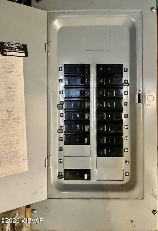 utilities with electric panel