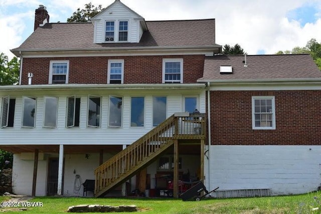 view of rear view of house