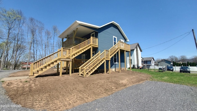 view of front of home