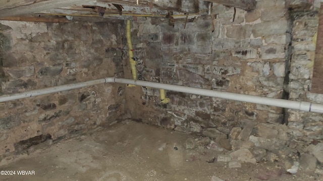 view of basement