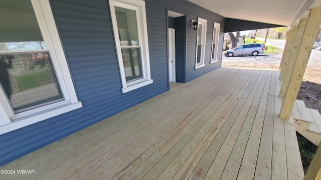 308 State St, Jersey Shore, PA 17740 - wooden deck with covered porch