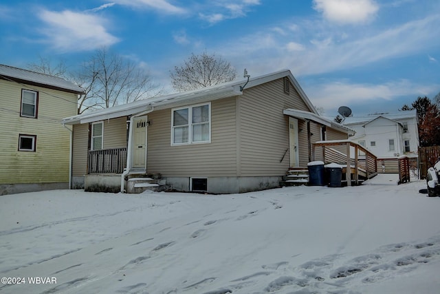 view of front of house