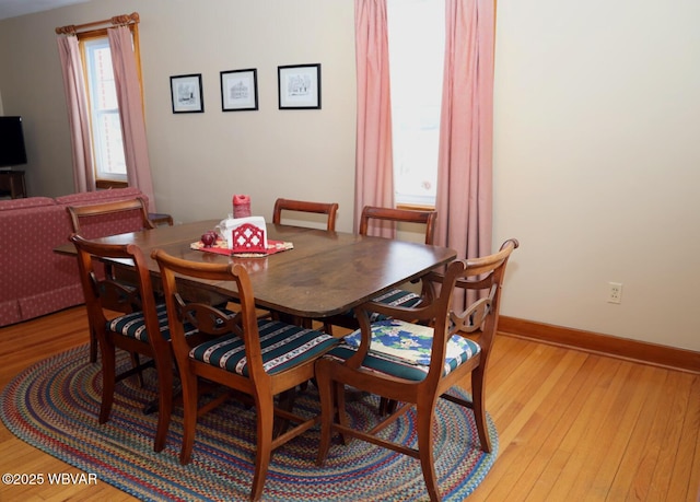 190 E Winter Rd, Loganton, PA 17747 - dining area with light wood-type flooring and baseboards