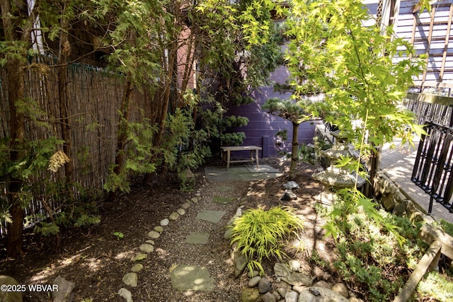 view of yard with a patio area