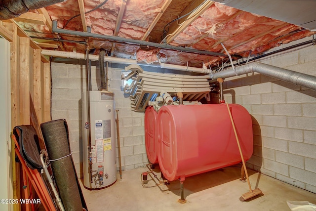 20 Hillcrest Dr, Cogan Station, PA 17728 - unfinished below grade area with oil tank and gas water heater