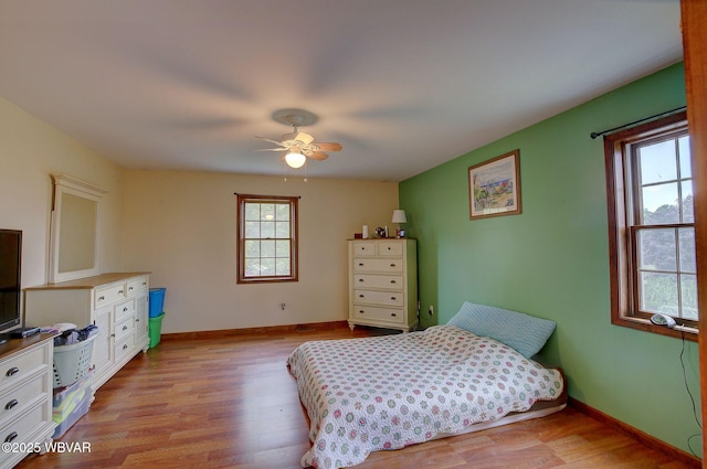 20 Hillcrest Dr, Cogan Station, PA 17728 - bedroom featuring light wood finished floors and ceiling fan