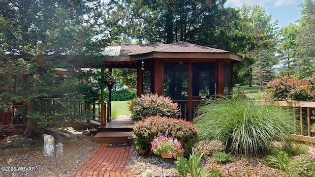 524 Pardee Rd, Millmont, PA 17845 - view of outdoor structure with a gazebo