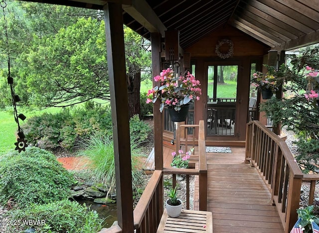 524 Pardee Rd, Millmont, PA 17845 - view of deck