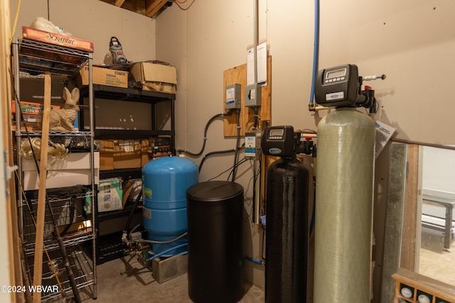 view of utility room