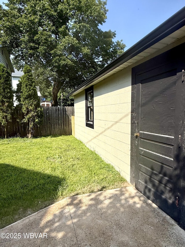 218 High St, Lock Haven, PA 17745 - view of yard featuring a patio area