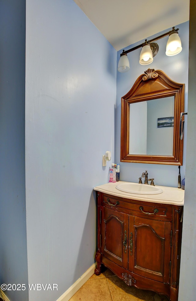 260 Selkirk Rd, Williamsport, PA 17701 - bathroom featuring tile patterned flooring, vanity, and baseboards