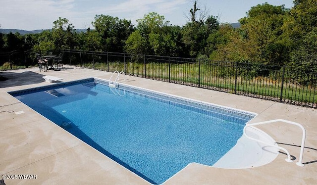 796 Ellis Artley Rd, Muncy, PA 17756 - view of swimming pool featuring a patio, fence, and a diving board