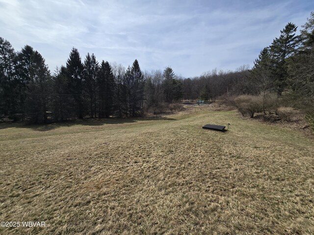 view of storm shelter