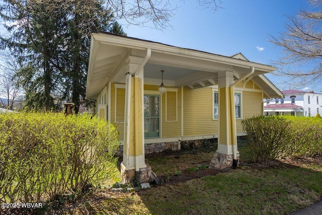 view of home's exterior