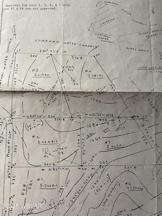 survey map / technical document