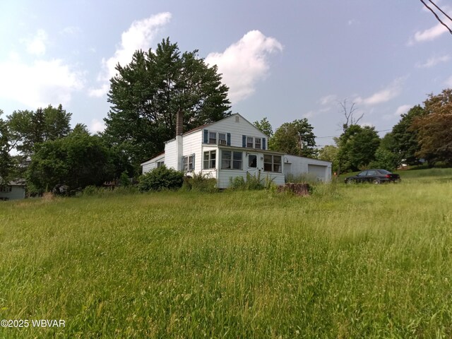 71 Hillcrest Dr, Towanda, PA 18848 - view of yard with a garage