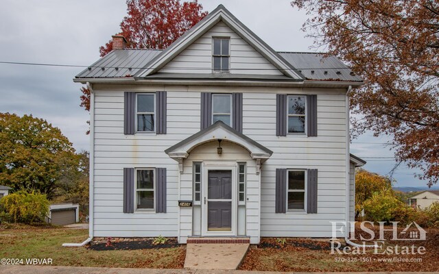 view of front of home