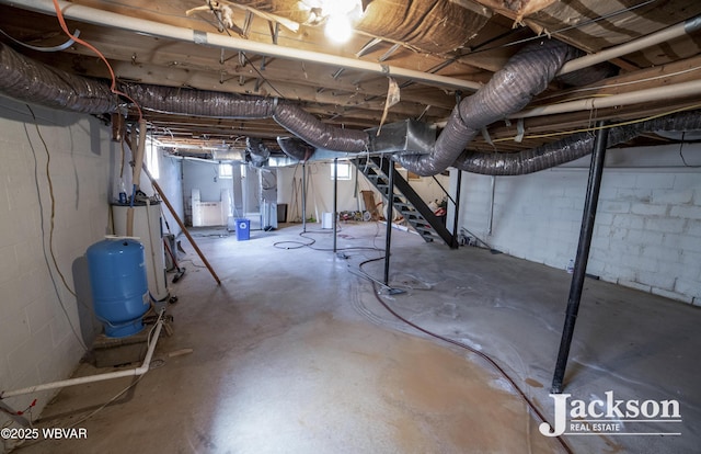 143 Hillside Dr S, Williamsport, PA 17702 - view of unfinished basement