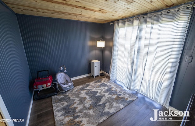 143 Hillside Dr S, Williamsport, PA 17702 - bedroom featuring wood finished floors and wooden ceiling