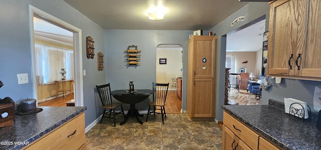 view of dining room