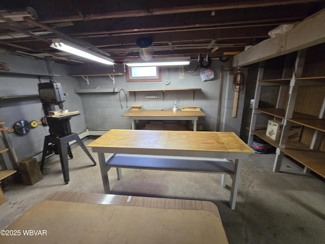 4401 Pine Mountain Rd, Jersey Shore, PA 17740 - basement featuring a workshop area