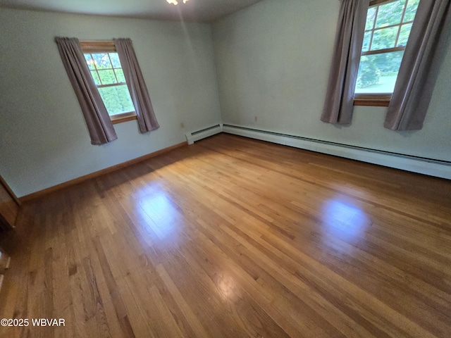 4401 Pine Mountain Rd, Jersey Shore, PA 17740 - unfurnished room with wood finished floors and baseboard heating