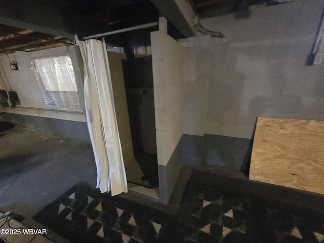 4401 Pine Mountain Rd, Jersey Shore, PA 17740 - basement featuring concrete block wall