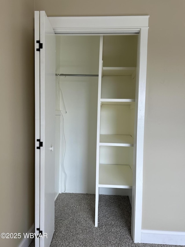 view of closet