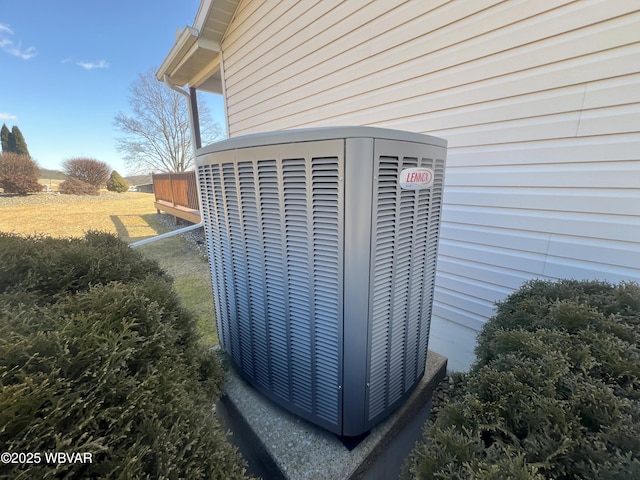 exterior details with cooling unit