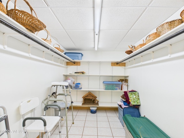 view of storage room