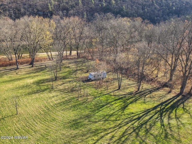 exterior space with a rural view