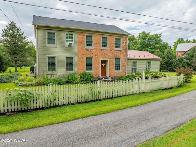 view of colonial-style house