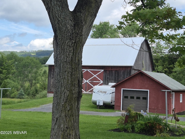 3510 Rt 184, Trout Run, PA 17771 - detached garage with driveway