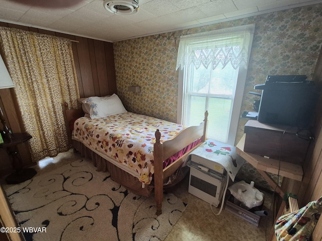 3510 Rt 184, Trout Run, PA 17771 - bedroom with wallpapered walls