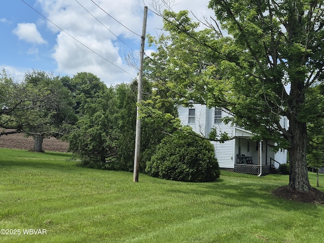 3510 Rt 184, Trout Run, PA 17771 - view of green lawn featuring a porch