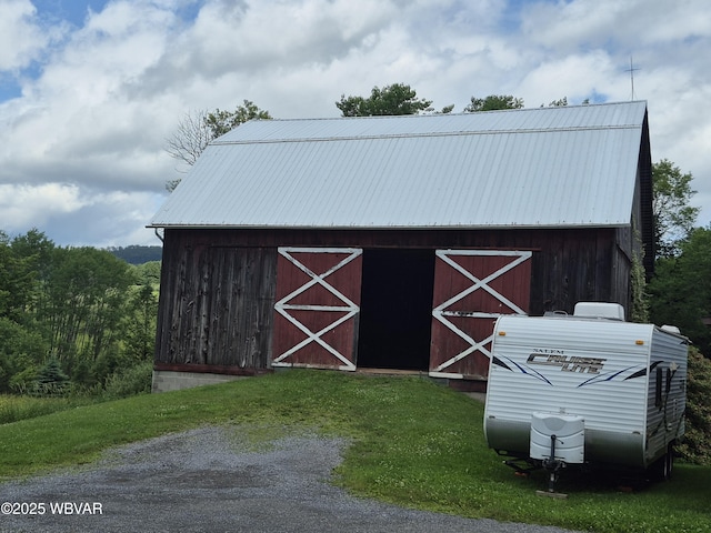 3510 Rt 184, Trout Run, PA 17771 - view of barn featuring a yard