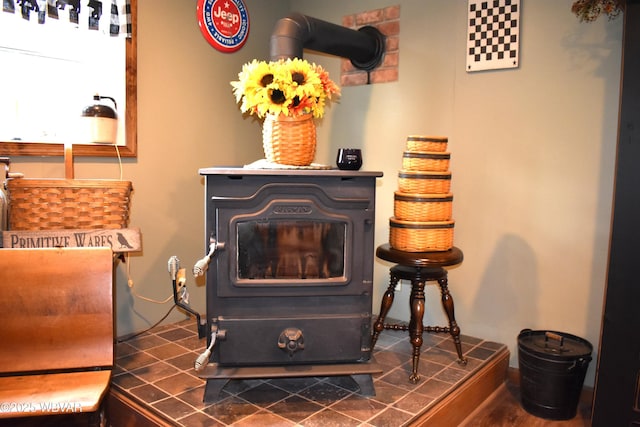 201 Richey St, Lock Haven, PA 17745 - detailed view of a wood stove
