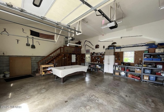 150 Pine Creek Ave, Jersey Shore, PA 17740 - garage featuring a garage door opener