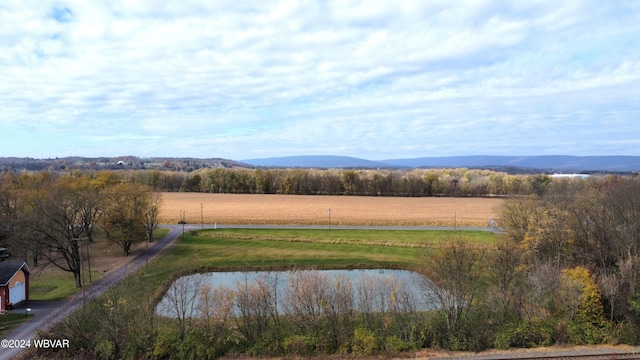 159 Harveys Ln, Milton, PA 17847 - overview of rural landscape with a nearby body of water